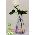 Fashion foldable PVC plastic bag flower vase for promotion, Plastic bag flower vase ,pvc vase,Folding flower vase